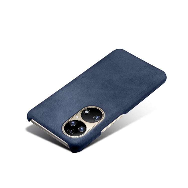 For Huawei P50 Calf Texture PC + PU Phone Case