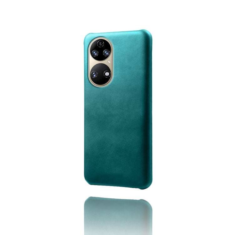 For Huawei P50 Calf Texture PC + PU Phone Case