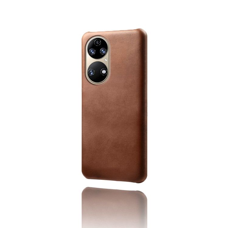 For Huawei P50 Calf Texture PC + PU Phone Case