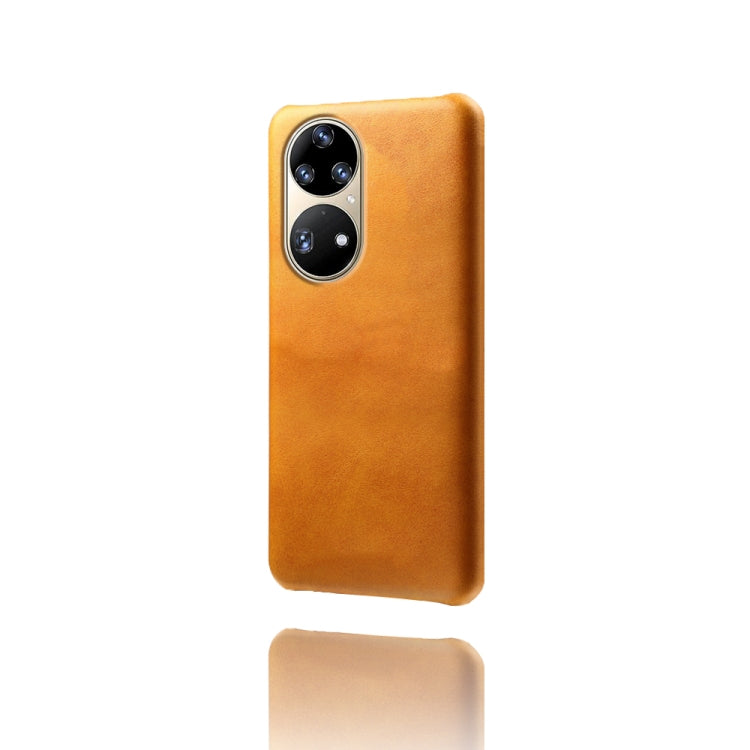 For Huawei P50 Pro Calf Texture PC + PU Phone Case