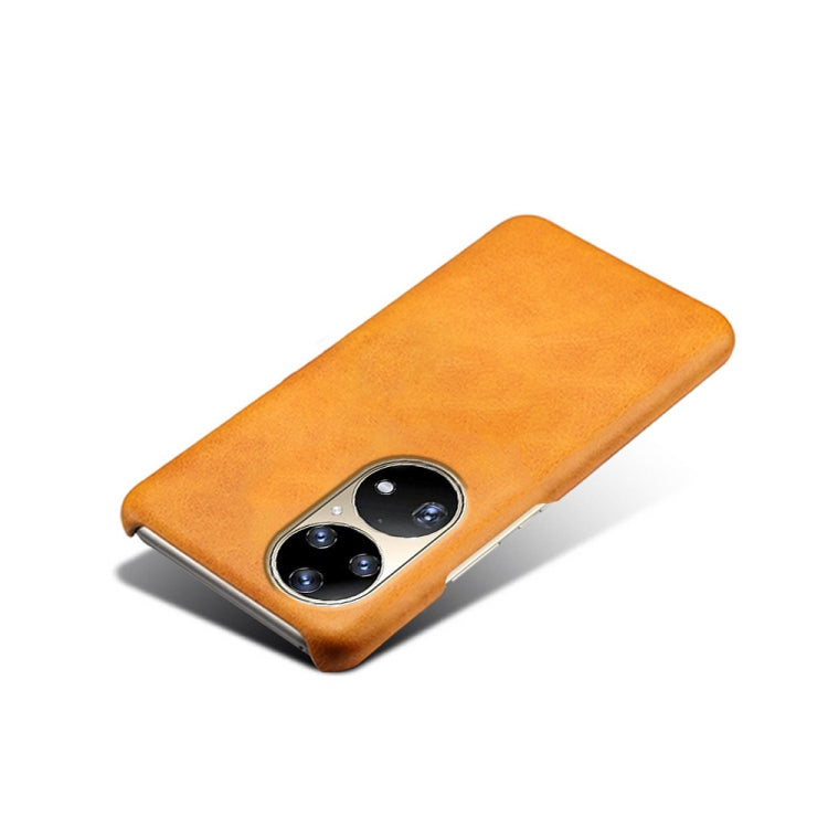 For Huawei P50 Pro Calf Texture PC + PU Phone Case