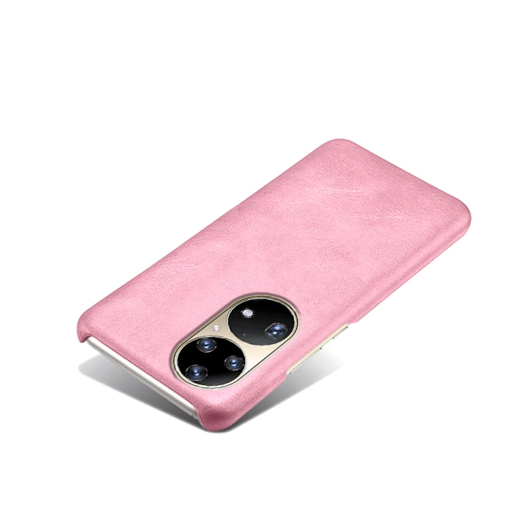 For Huawei P50 Pro Calf Texture PC + PU Phone Case