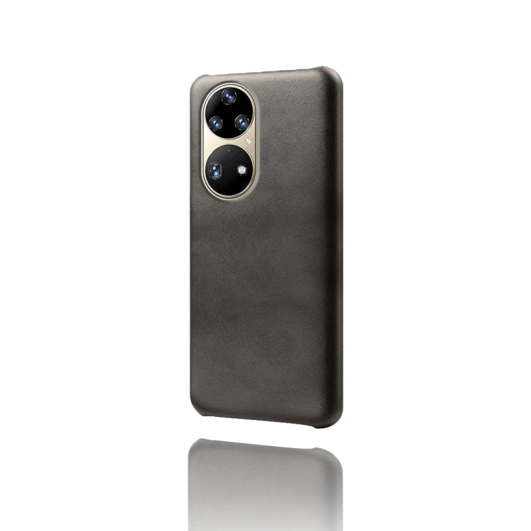 For Huawei P50 Pro Calf Texture PC + PU Phone Case