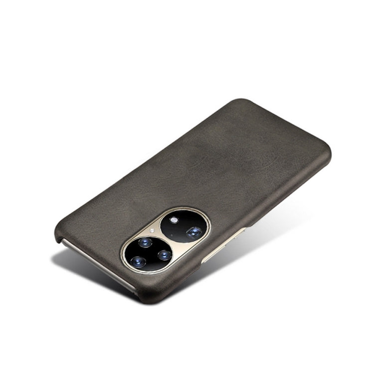 For Huawei P50 Pro Calf Texture PC + PU Phone Case