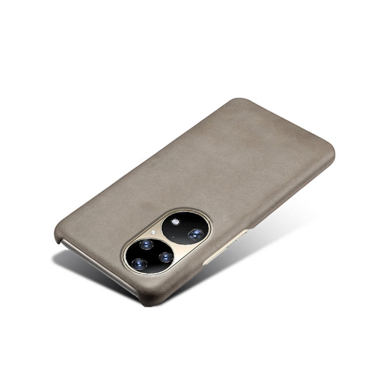 For Huawei P50 Pro Calf Texture PC + PU Phone Case