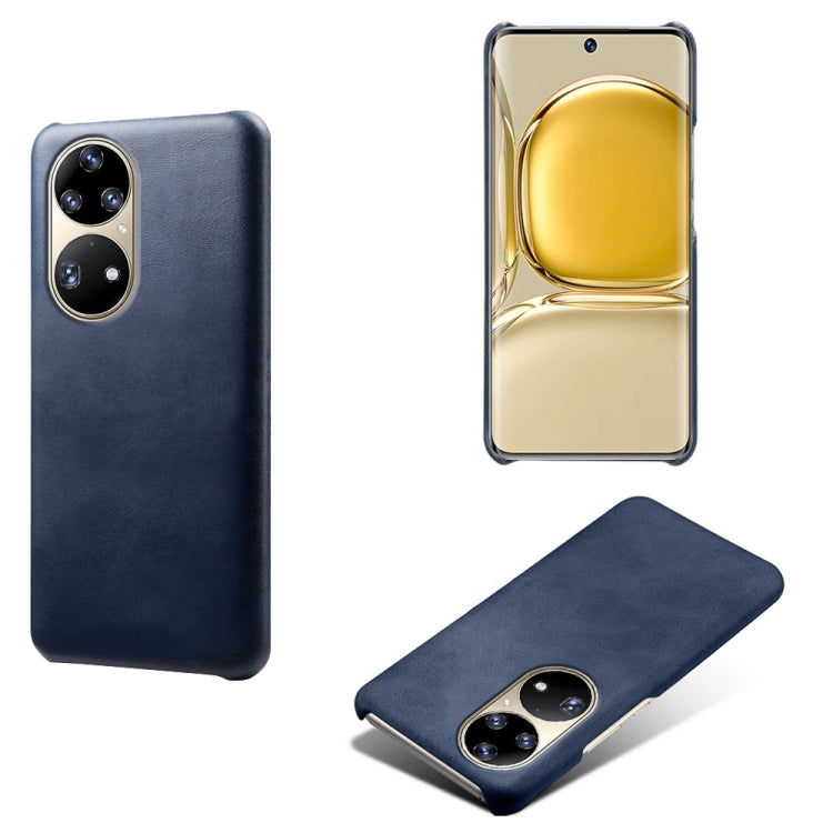 For Huawei P50 Pro Calf Texture PC + PU Phone Case