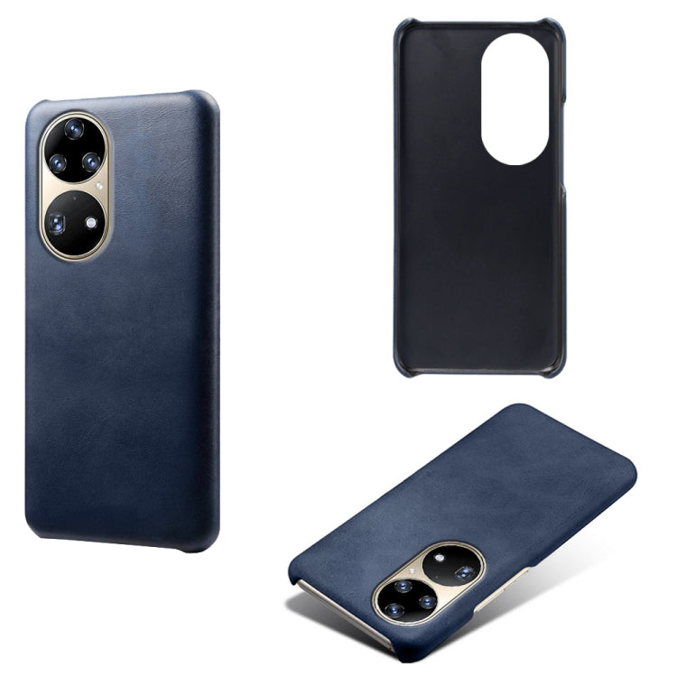 For Huawei P50 Pro Calf Texture PC + PU Phone Case