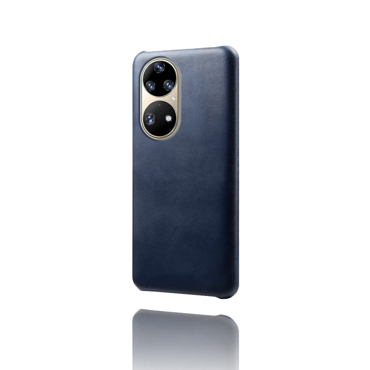 For Huawei P50 Pro Calf Texture PC + PU Phone Case
