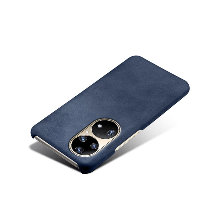 For Huawei P50 Pro Calf Texture PC + PU Phone Case