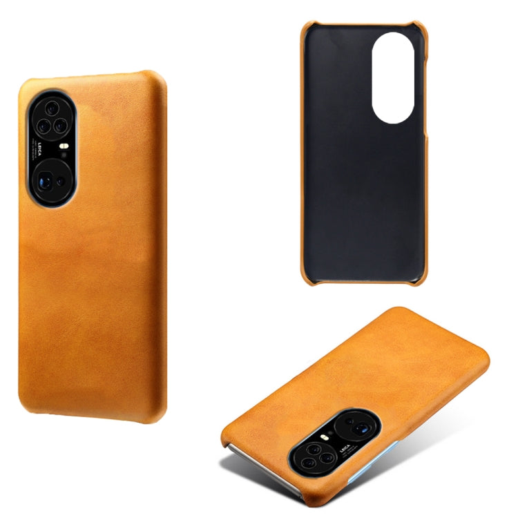 For Huawei P50 Pro+ Calf Texture PC + PU Phone Case