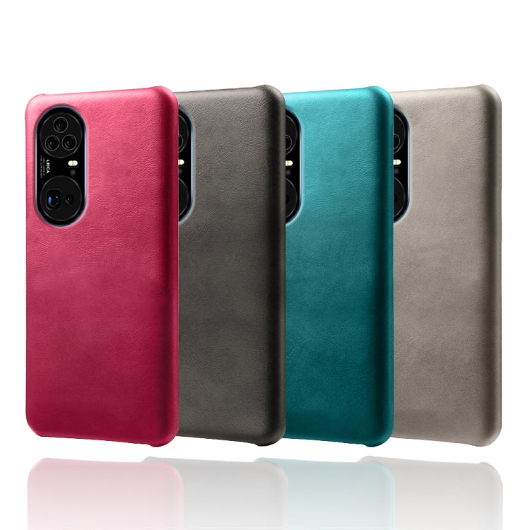 For Huawei P50 Pro+ Calf Texture PC + PU Phone Case