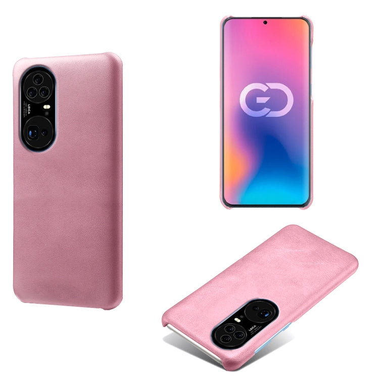 For Huawei P50 Pro+ Calf Texture PC + PU Phone Case