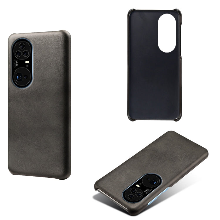 For Huawei P50 Pro+ Calf Texture PC + PU Phone Case