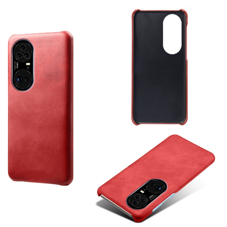 For Huawei P50 Pro+ Calf Texture PC + PU Phone Case