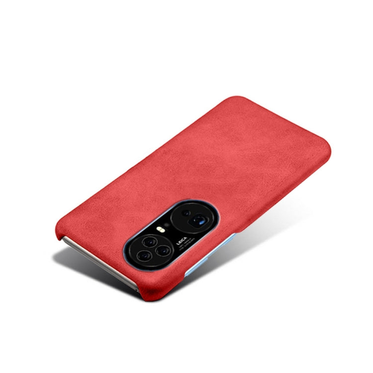 For Huawei P50 Pro+ Calf Texture PC + PU Phone Case