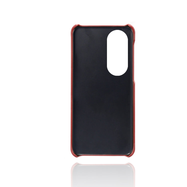 For Huawei P50 Pro+ Calf Texture PC + PU Phone Case