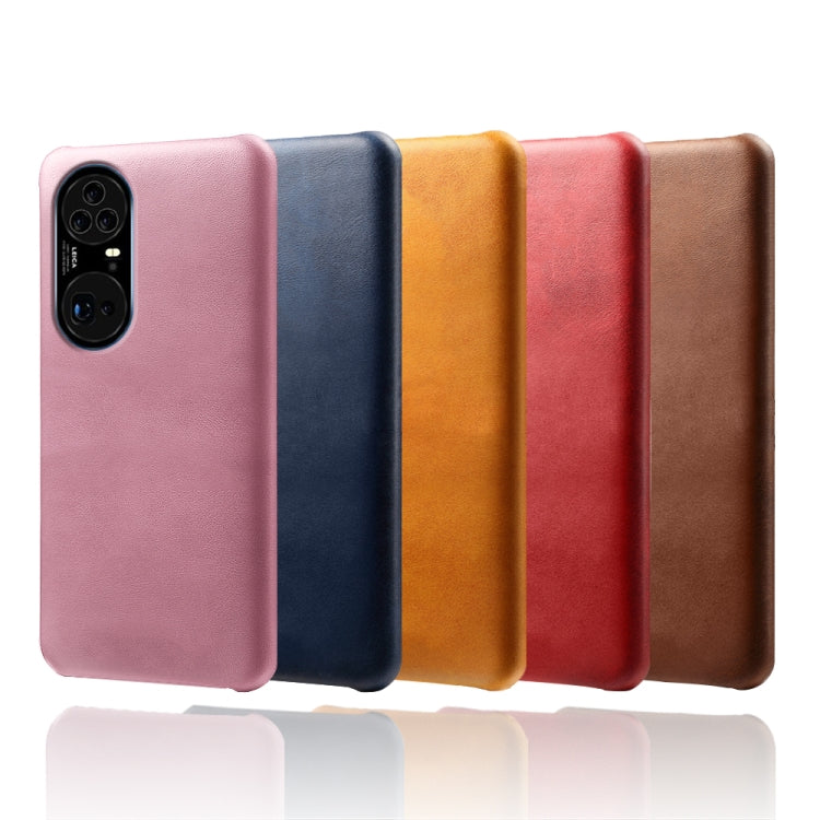 For Huawei P50 Pro+ Calf Texture PC + PU Phone Case