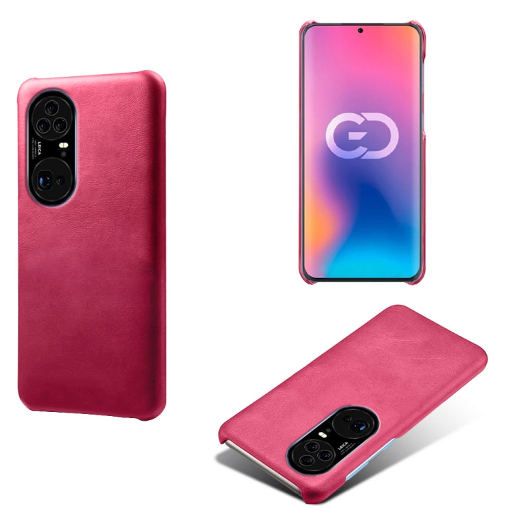 For Huawei P50 Pro+ Calf Texture PC + PU Phone Case