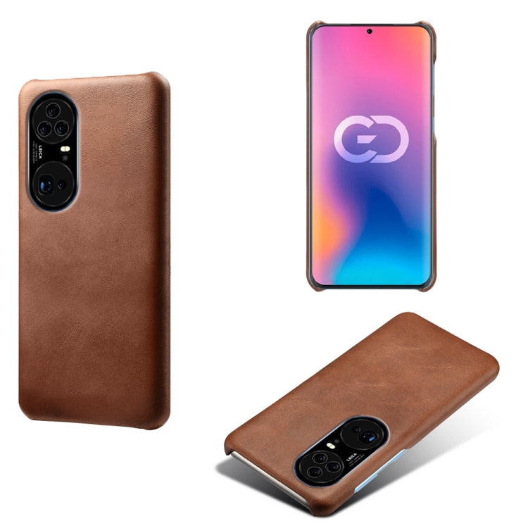 For Huawei P50 Pro+ Calf Texture PC + PU Phone Case