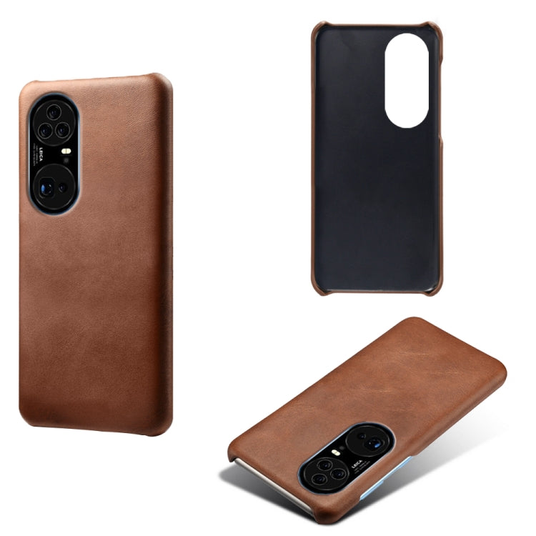 For Huawei P50 Pro+ Calf Texture PC + PU Phone Case