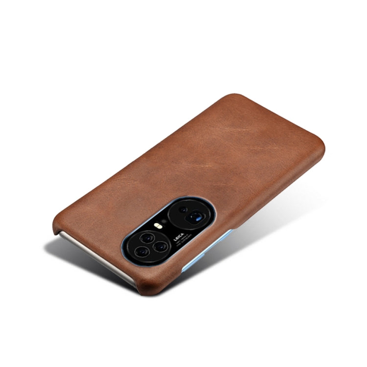 For Huawei P50 Pro+ Calf Texture PC + PU Phone Case