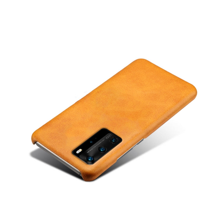 For Huawei P40 Pro Calf Texture PC + PU Phone Case