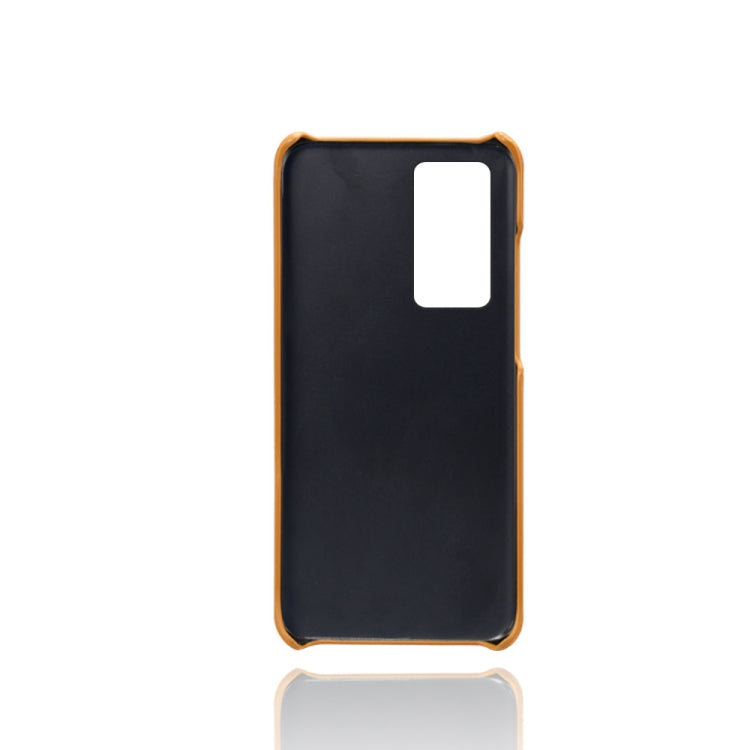 For Huawei P40 Pro Calf Texture PC + PU Phone Case