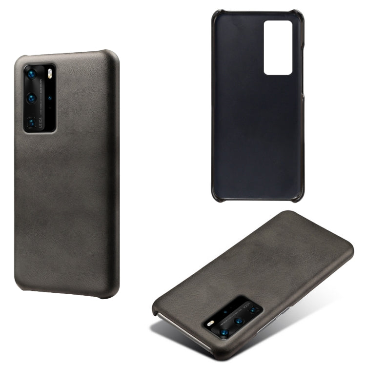 For Huawei P40 Pro Calf Texture PC + PU Phone Case