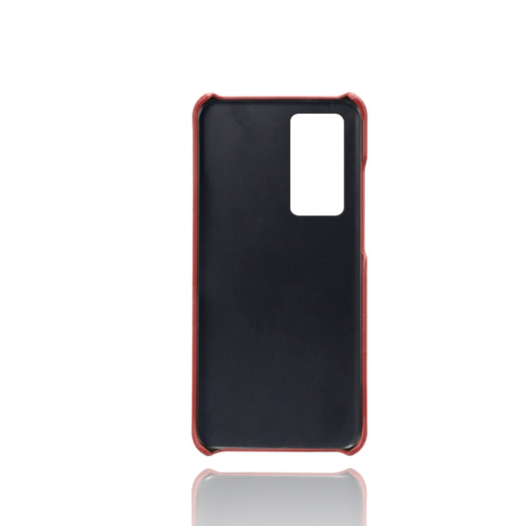 For Huawei P40 Pro Calf Texture PC + PU Phone Case