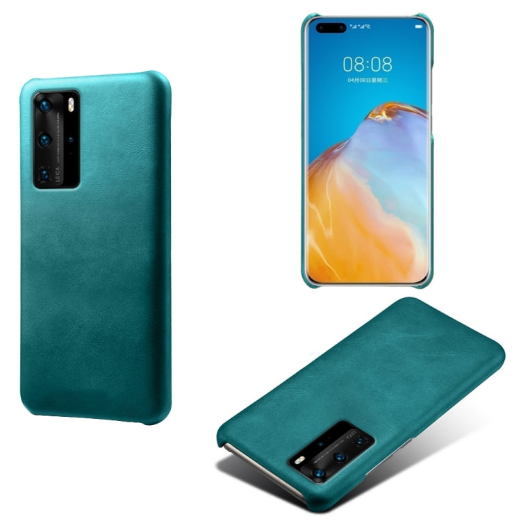 For Huawei P40 Pro Calf Texture PC + PU Phone Case