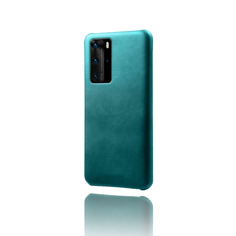For Huawei P40 Pro Calf Texture PC + PU Phone Case