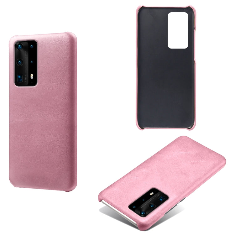 For Huawei P40 Pro+ Calf Texture PC + PU Phone Case