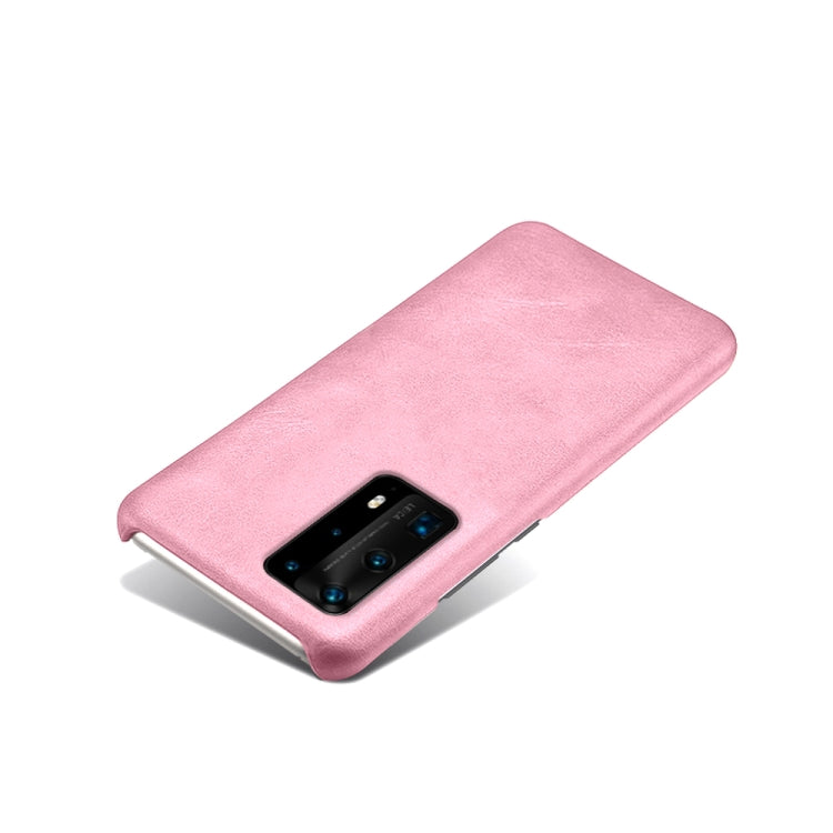 For Huawei P40 Pro+ Calf Texture PC + PU Phone Case
