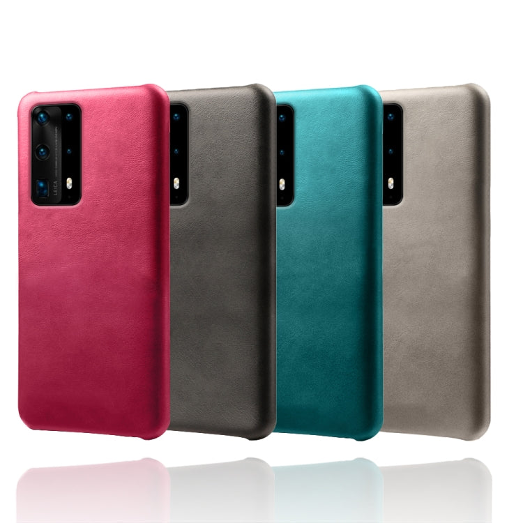 For Huawei P40 Pro+ Calf Texture PC + PU Phone Case