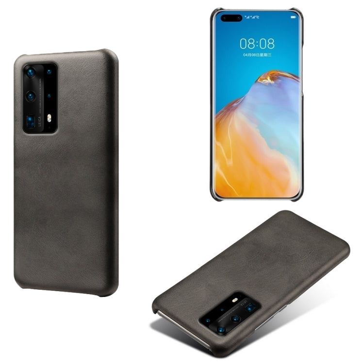 For Huawei P40 Pro+ Calf Texture PC + PU Phone Case