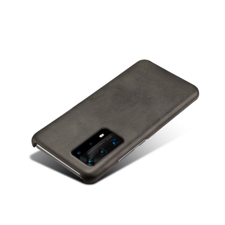 For Huawei P40 Pro+ Calf Texture PC + PU Phone Case