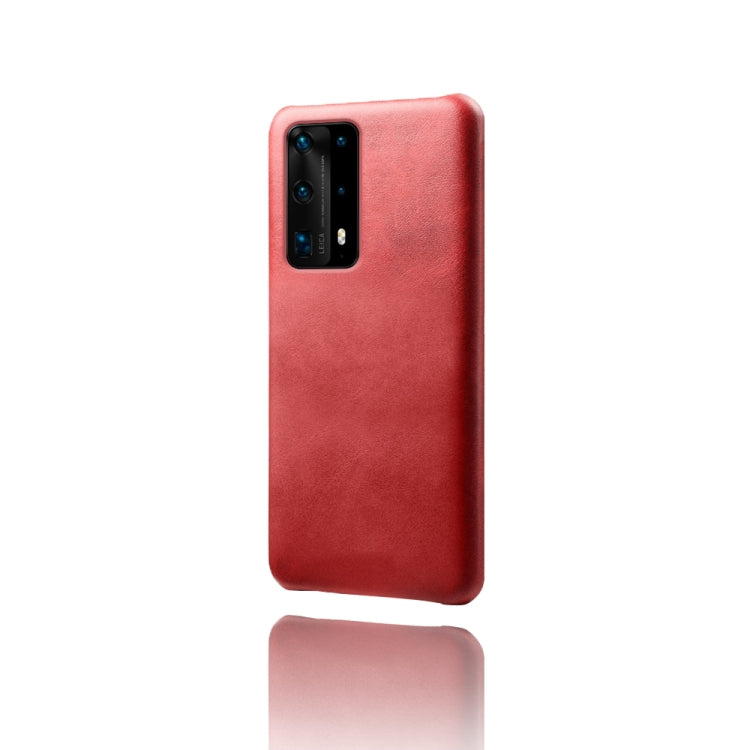 For Huawei P40 Pro+ Calf Texture PC + PU Phone Case
