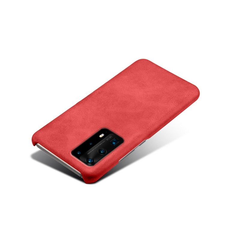 For Huawei P40 Pro+ Calf Texture PC + PU Phone Case