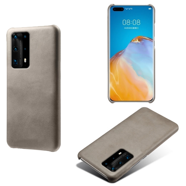 For Huawei P40 Pro+ Calf Texture PC + PU Phone Case