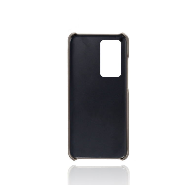 For Huawei P40 Pro+ Calf Texture PC + PU Phone Case