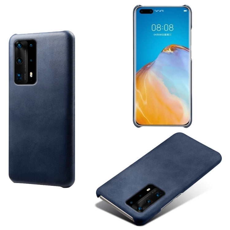For Huawei P40 Pro+ Calf Texture PC + PU Phone Case