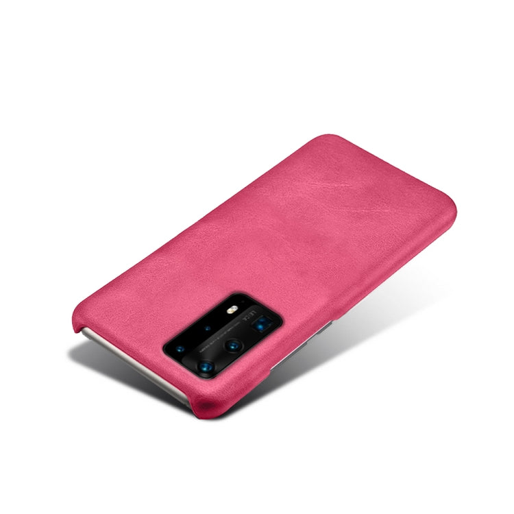 For Huawei P40 Pro+ Calf Texture PC + PU Phone Case
