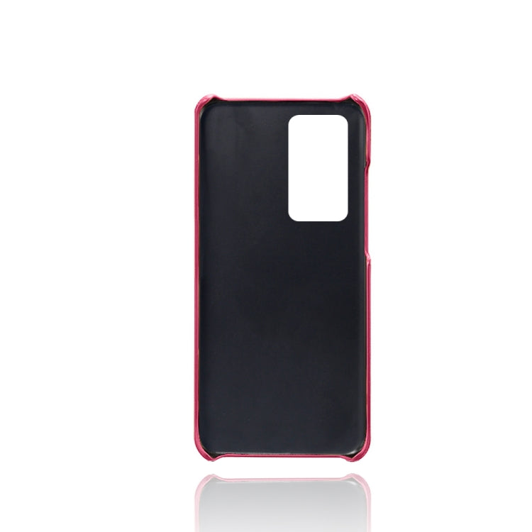 For Huawei P40 Pro+ Calf Texture PC + PU Phone Case