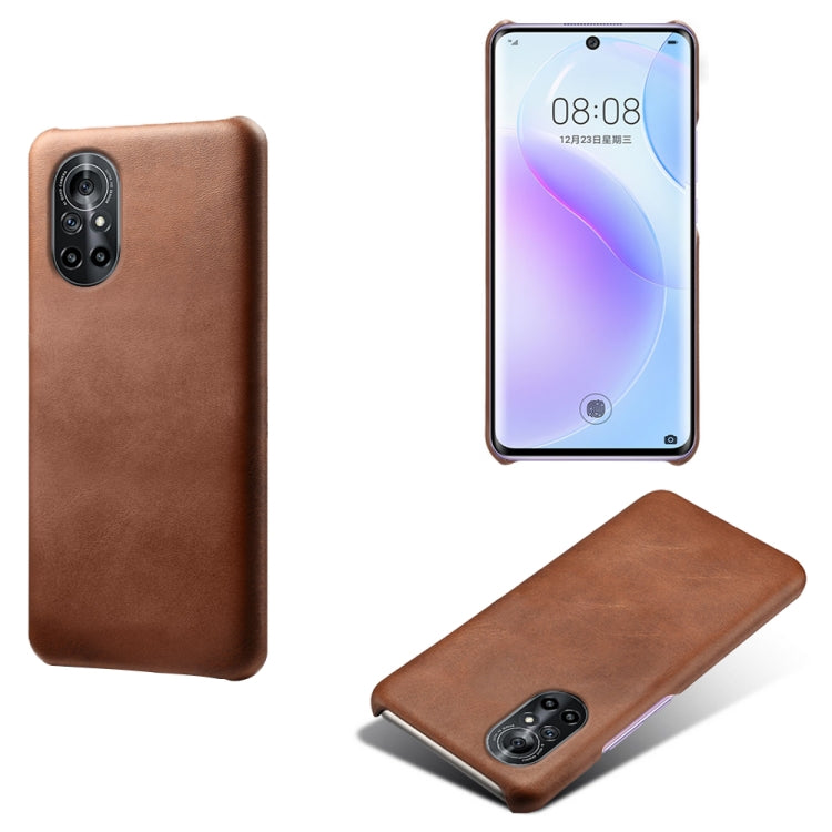 For Huawei nova 8 5G Calf Texture PC + PU Phone Case