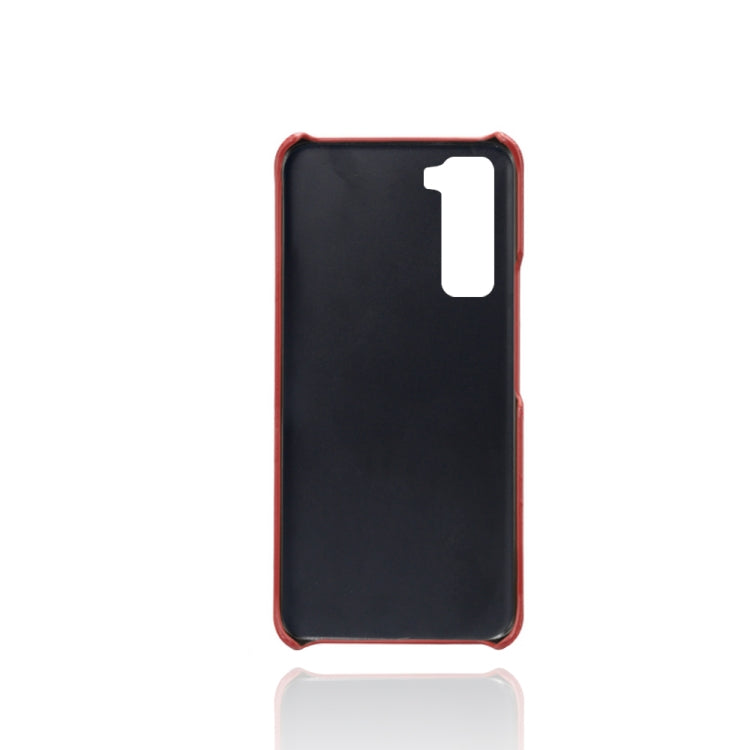 For Huawei nova 7 SE Calf Texture PC + PU Phone Case