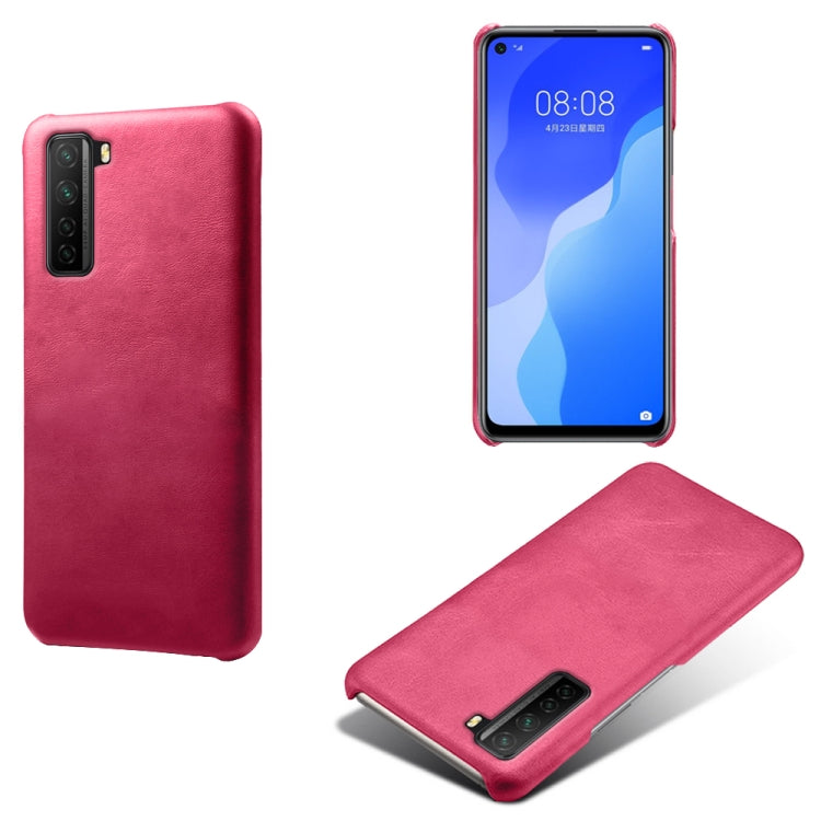 For Huawei nova 7 SE Calf Texture PC + PU Phone Case