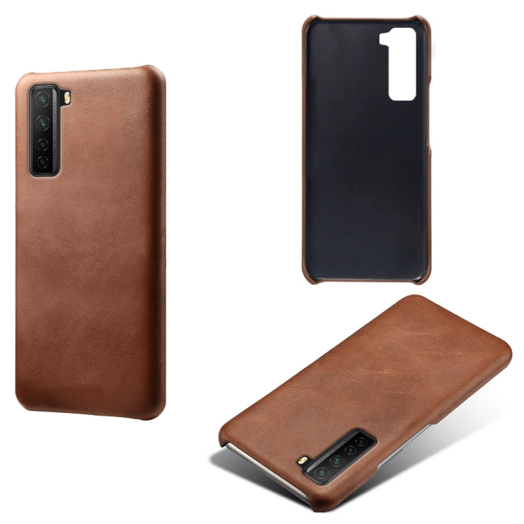 For Huawei nova 7 SE Calf Texture PC + PU Phone Case