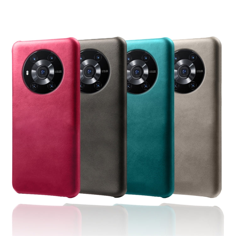 For Honor Magic3 Calf Texture PC + PU Phone Case