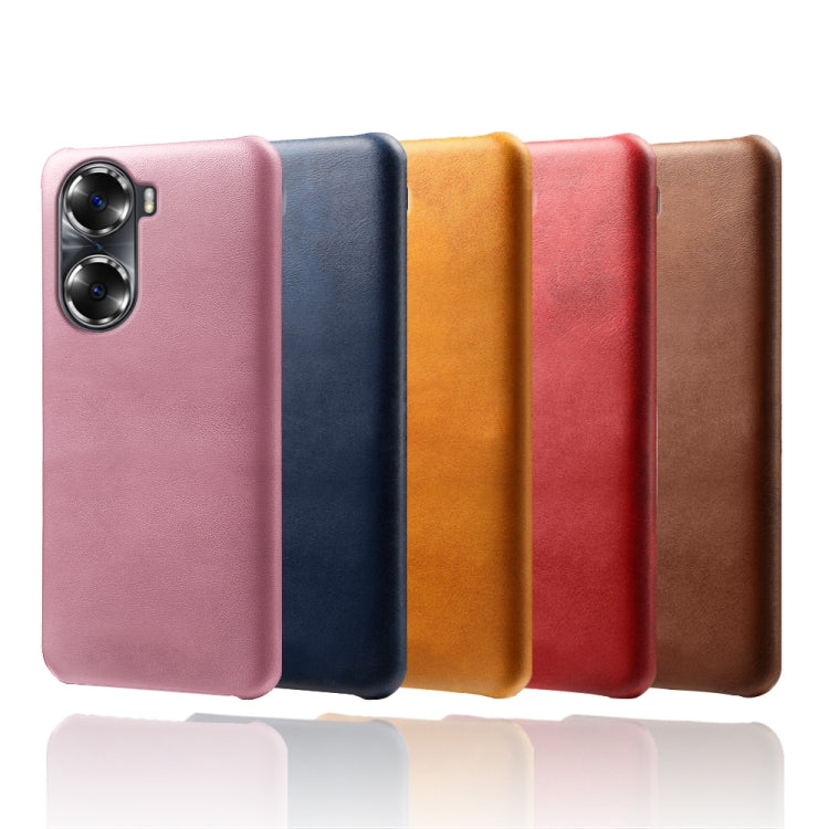 For Honor 60 Calf Texture PC + PU Phone Case