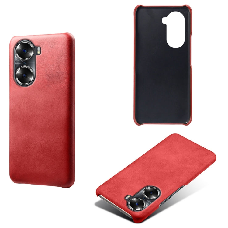 For Honor 60 Calf Texture PC + PU Phone Case